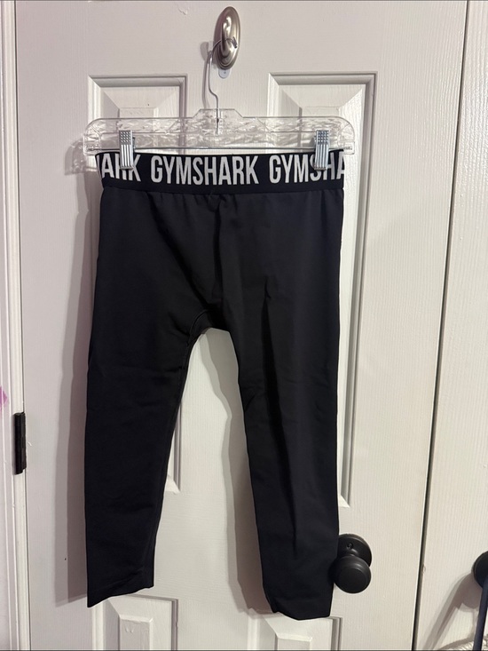 Gymshark Pants - Gymshark Logo Waistband Leggings Cropped